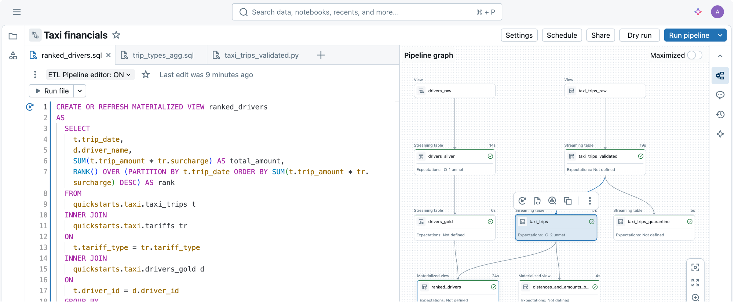 lakedflow declarative pipelines